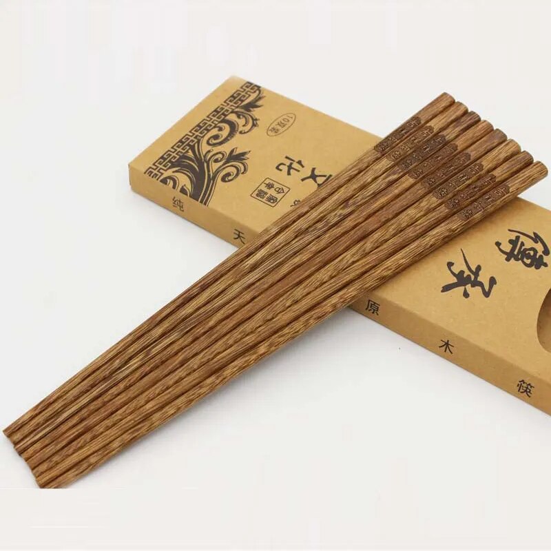 Japanese natural wood chopsticks (set of 5)