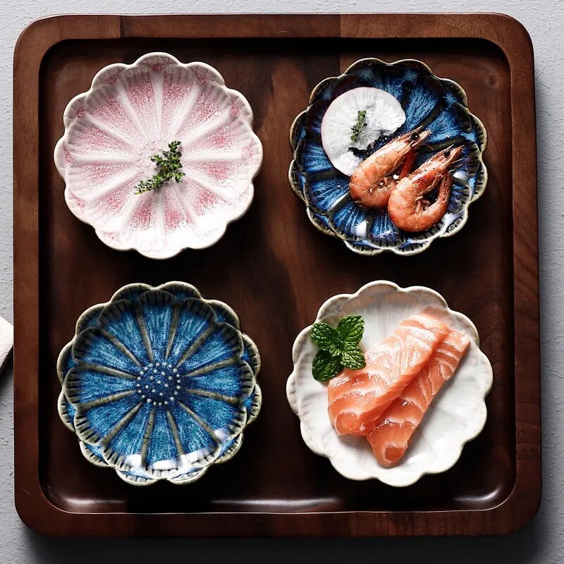 Japanese dessert design plate