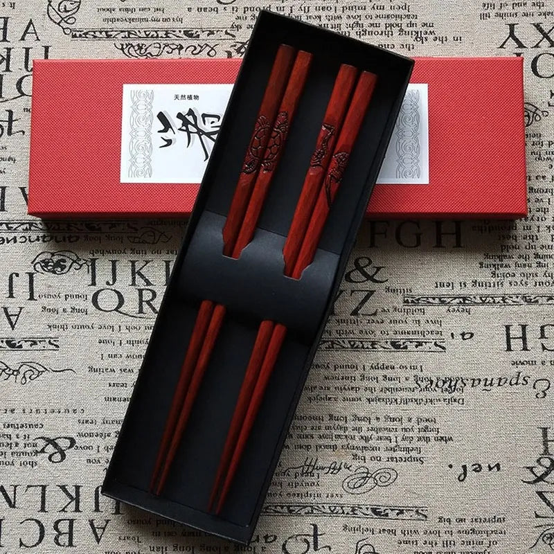 Japanese handcrafted wooden chopsticks (set of 2)