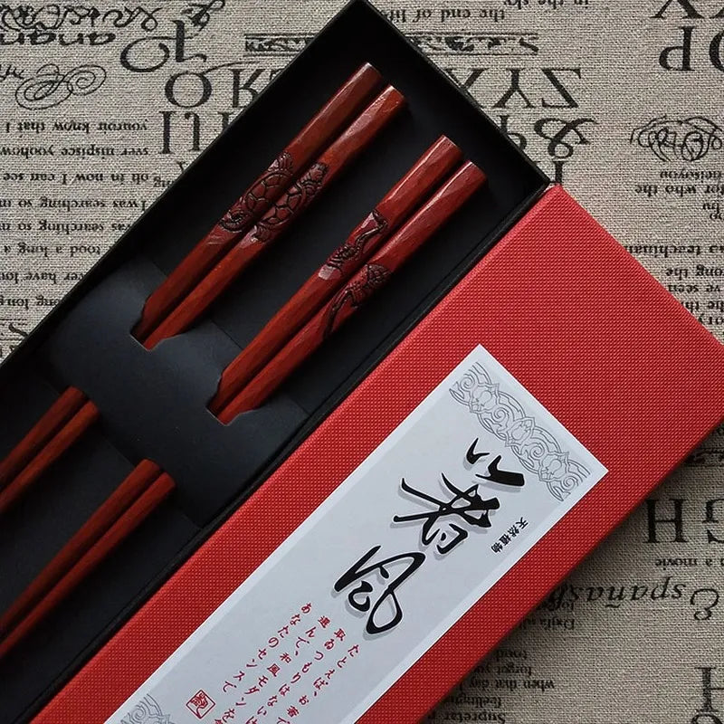 Japanese handcrafted wooden chopsticks (set of 2)