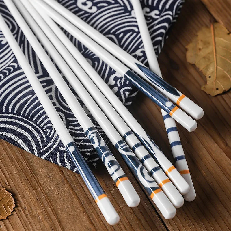 Japanese ceramic chopsticks (set of 4)