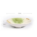 Ikebana vase moribana round white