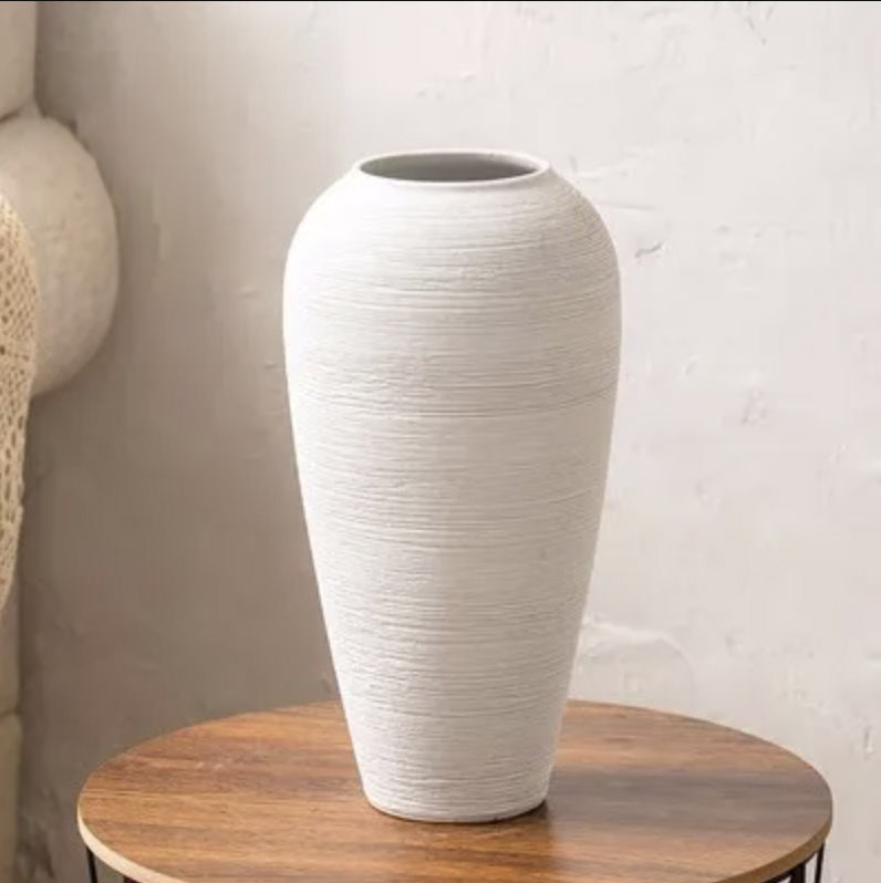 Modern white Japanese vase