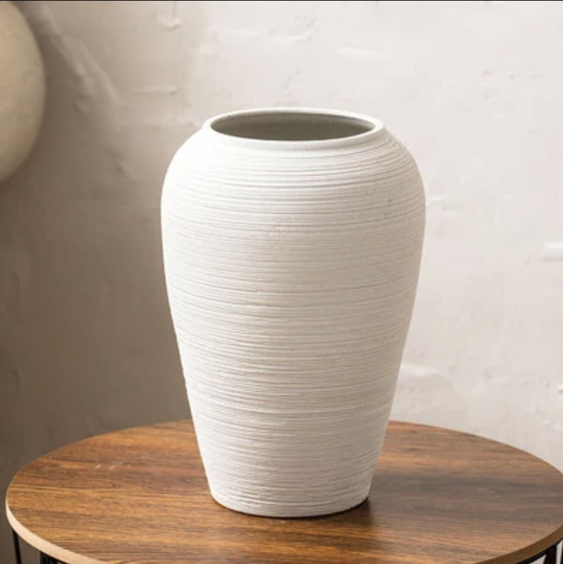 Modern white Japanese vase