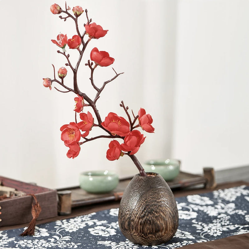 Japanese wooden vase