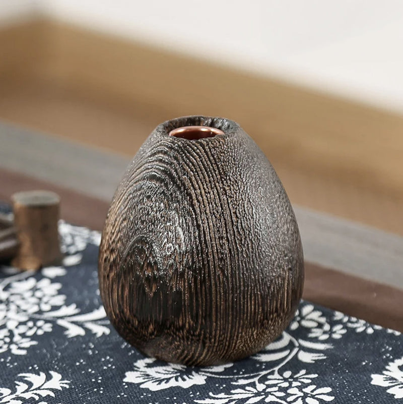 Japanese wooden vase