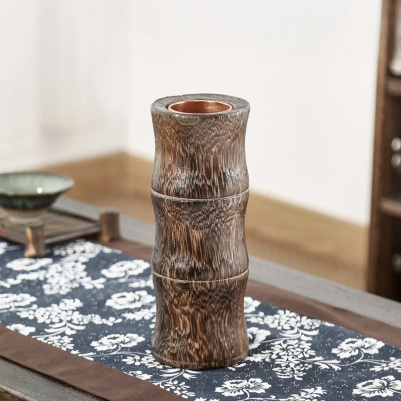 Japanese wooden vase