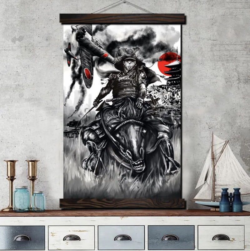 Modern Samurai Japanese Painting