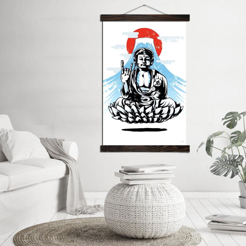 Japanese wall art Buddha funk