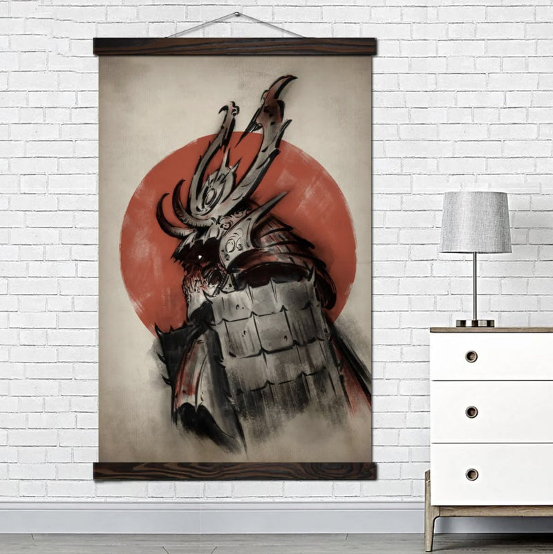 Japanese painting samurai ancient style