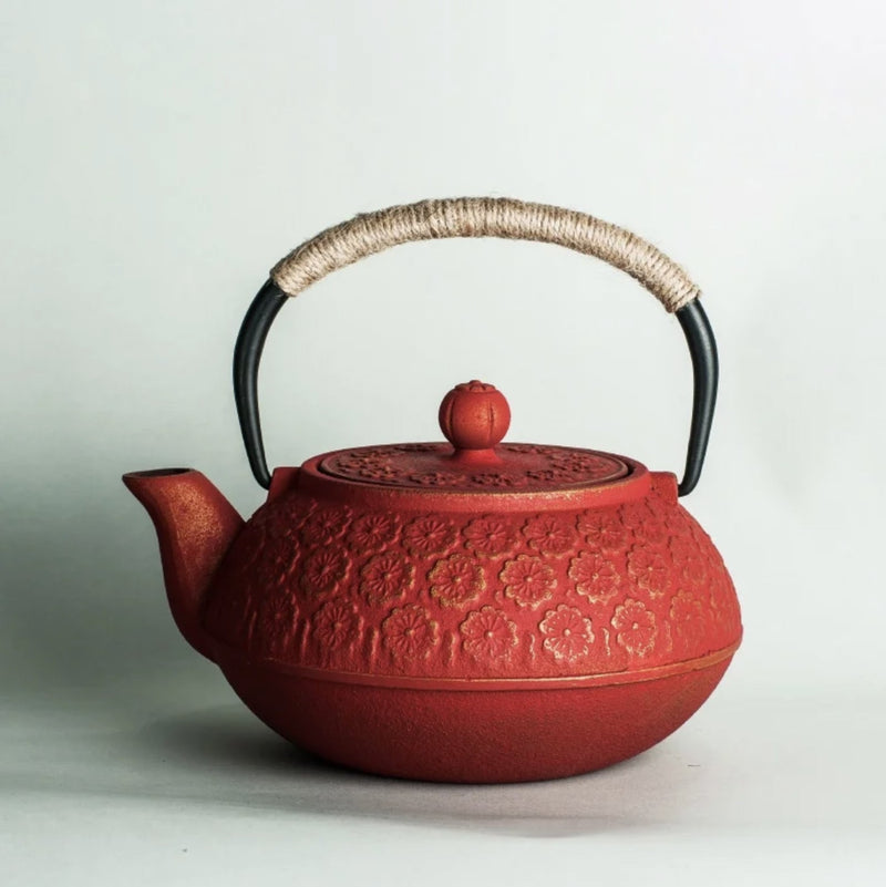 Japanese red teapot