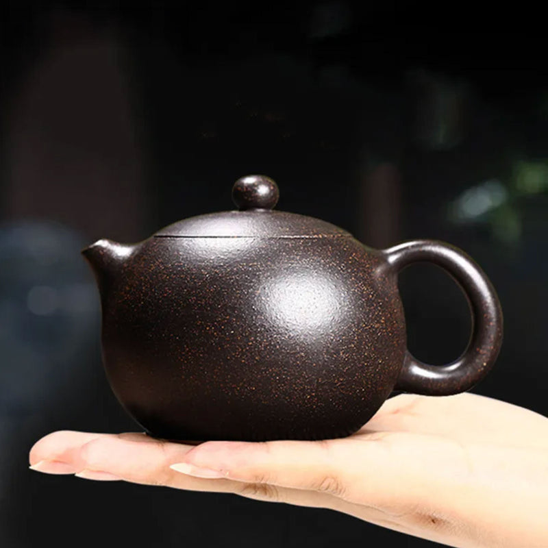 Japanese teapot round handmade