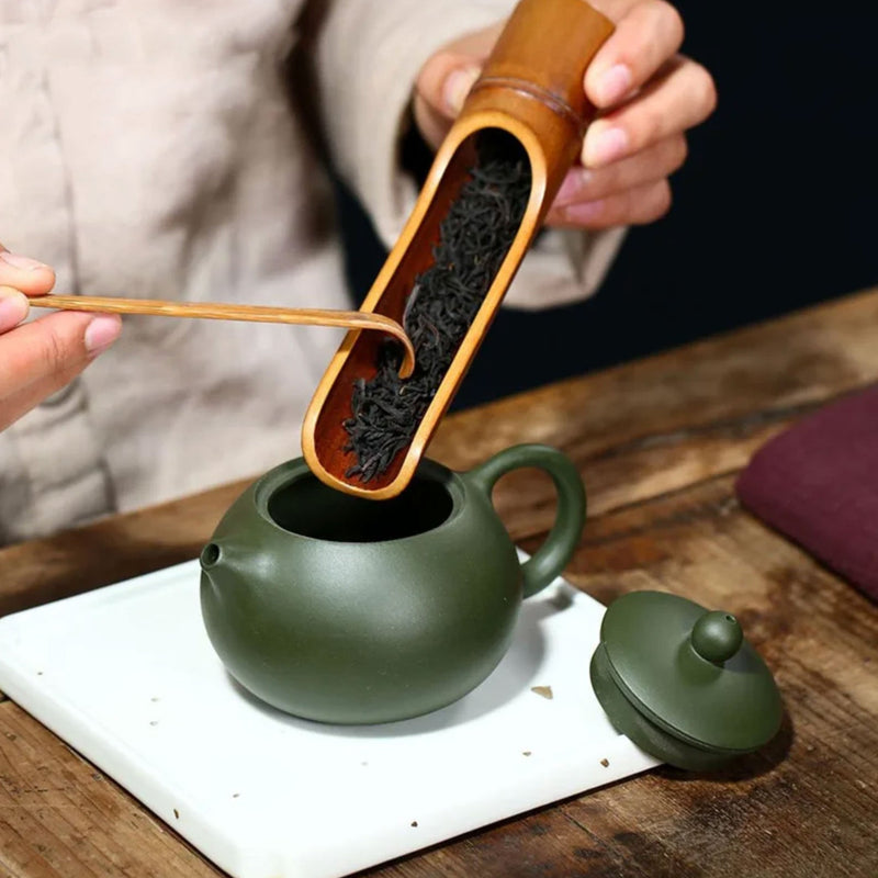 Japanese green teapot