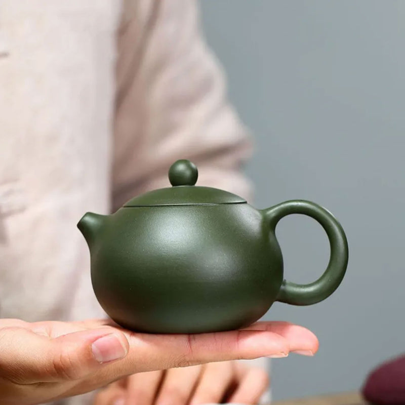 Japanese green teapot