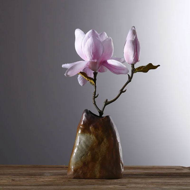 Japanese vase in ancient ceramic style