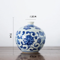 Japanese vase blue and white