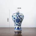 Japanese vase blue and white