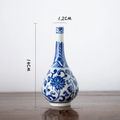 Japanese vase blue and white