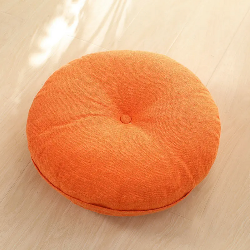 Japanese round monochrome Futon