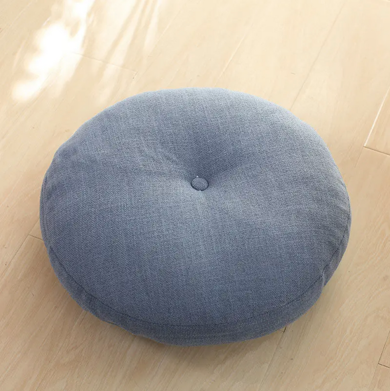 Japanese round monochrome Futon