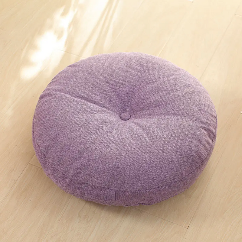 Japanese round monochrome Futon