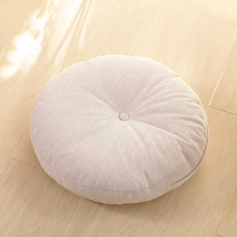 Japanese round monochrome Futon