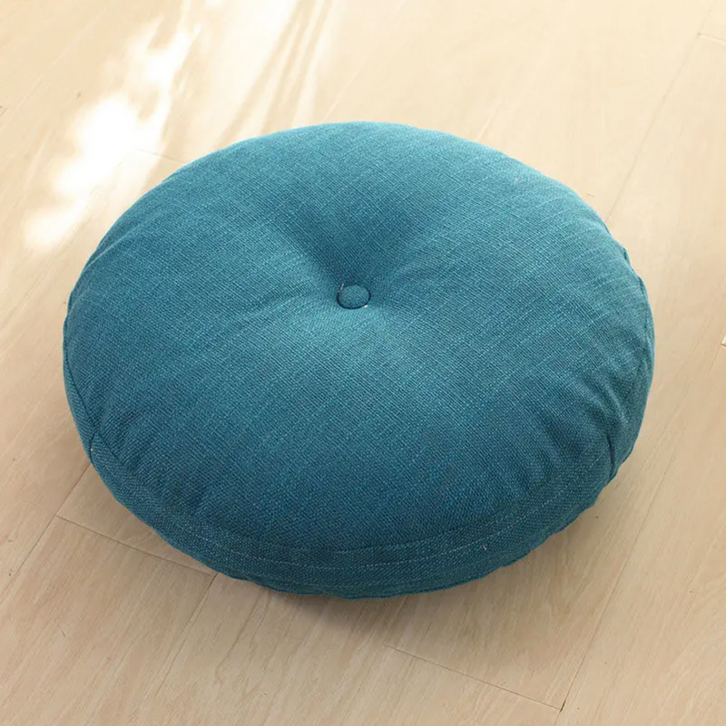 Japanese round monochrome Futon