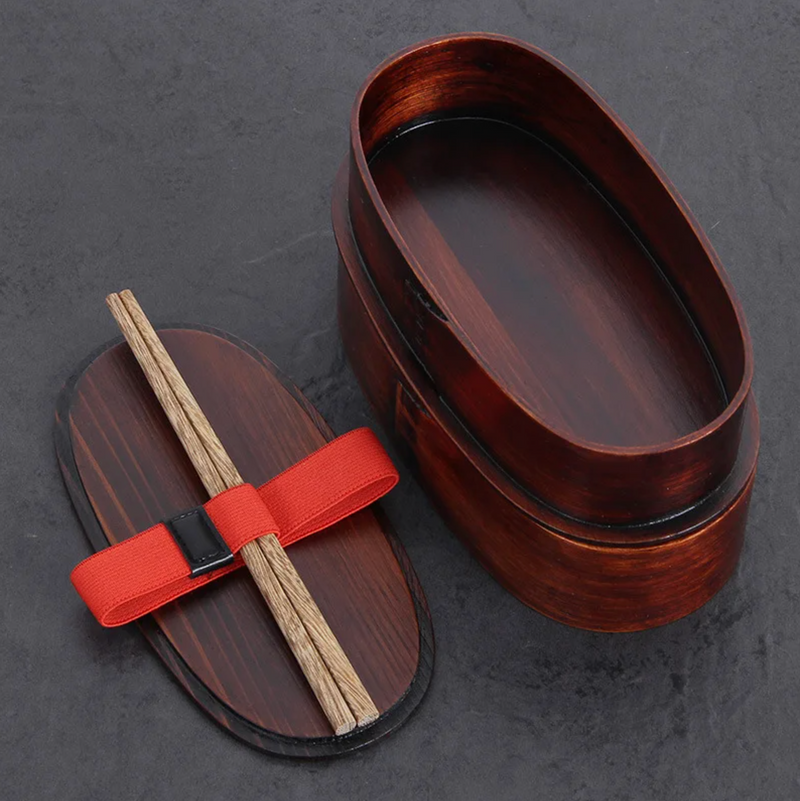 Floor wooden bento box