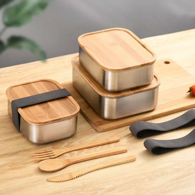 Stainless steel bento box