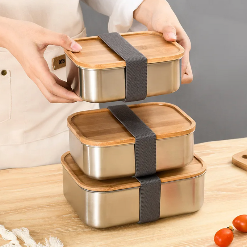 Stainless steel bento box