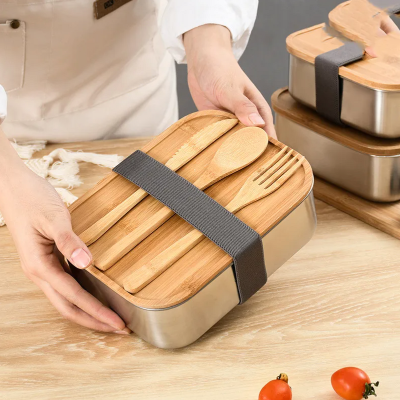 Stainless steel bento box