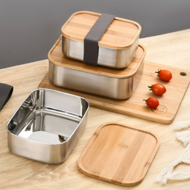 Stainless steel bento box