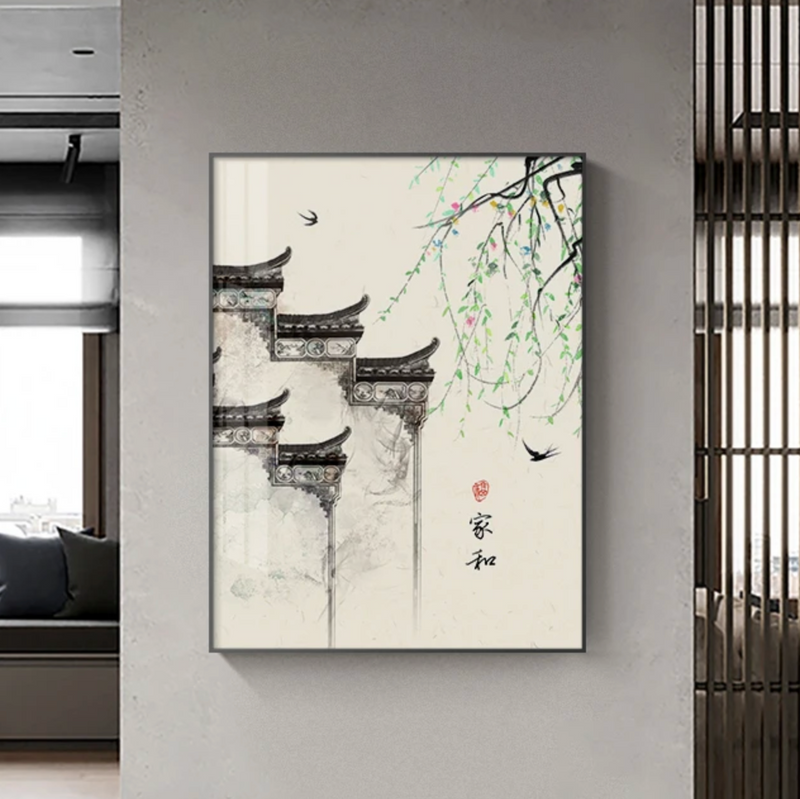 Shining Japanese wall art