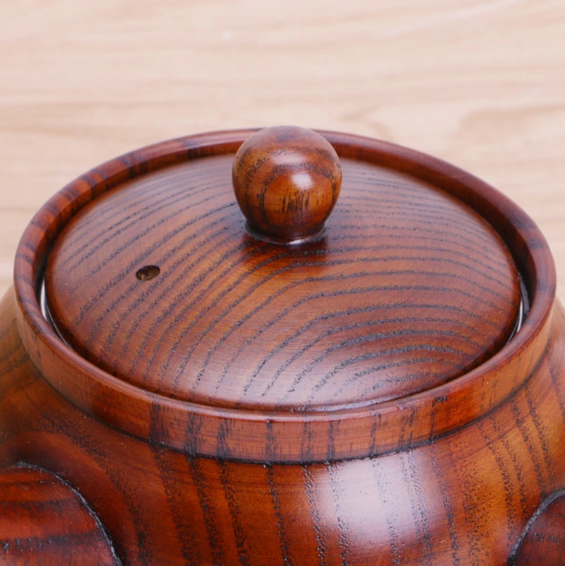 Japanese wooden kyusu teapot