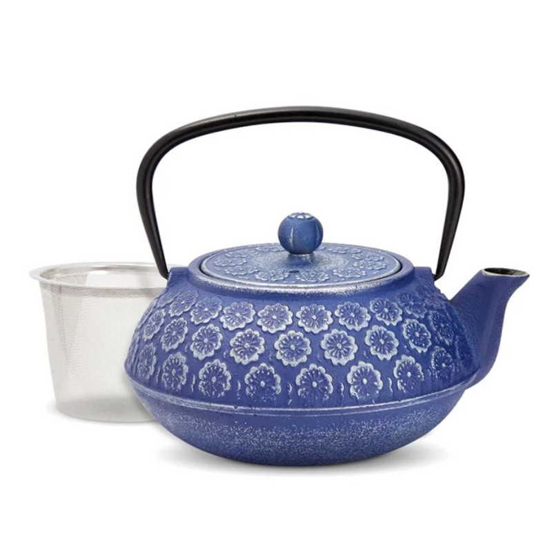 Japanese teapot blue