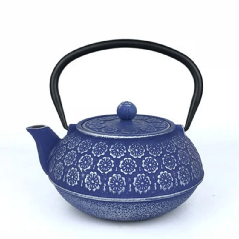 Japanese teapot blue