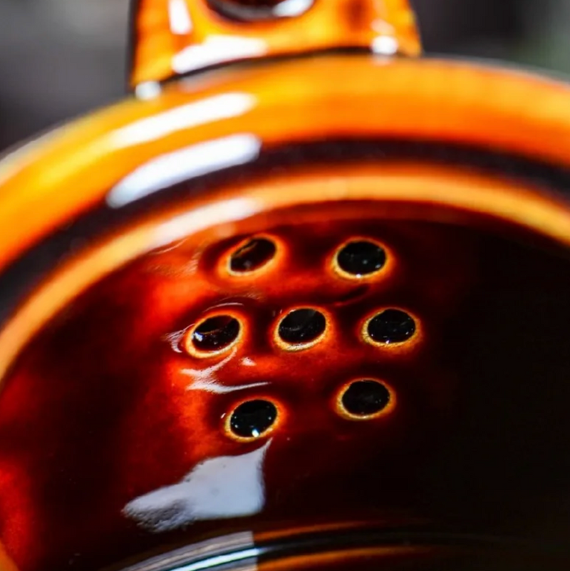 Japanese varnish ceramic teapot