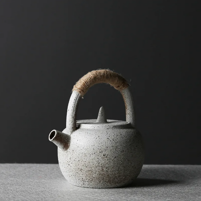 Japanese teapot round