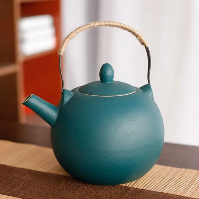 Japanese teapot round