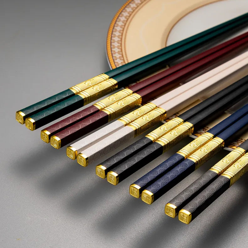 Traditional Japanese luxury chopsticks (set of 5)