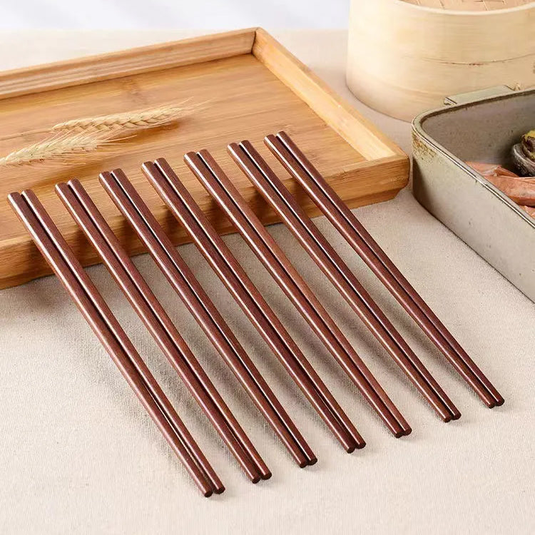 Unprocessed Japanese wooden chopsticks (set of 5)