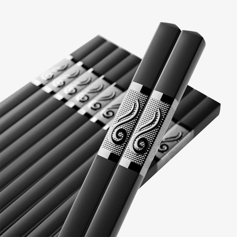 Japanese silver chopsticks (set of 10)