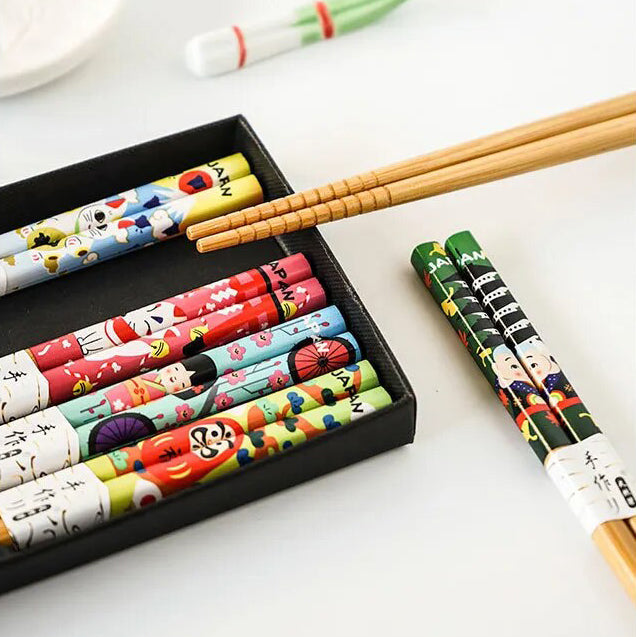 Original Japanese chopsticks (set of 5)