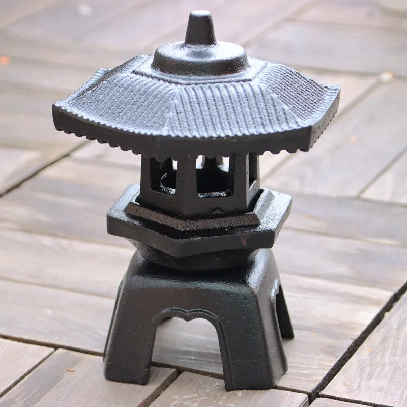 Small Japanese cast iron lantern