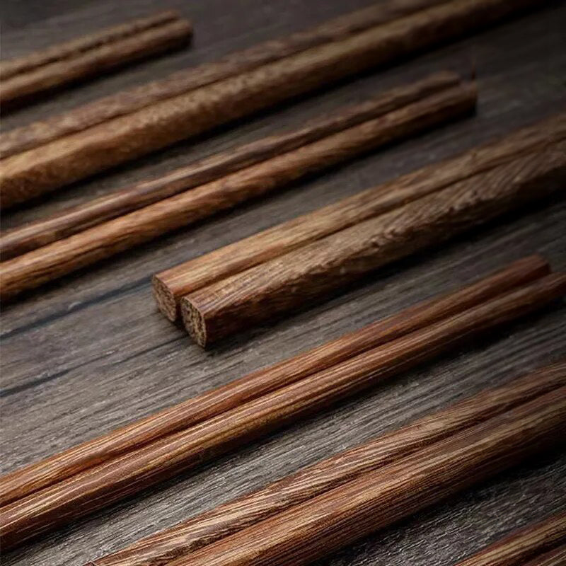 Unprocessed Japanese wooden chopsticks (set of 5)