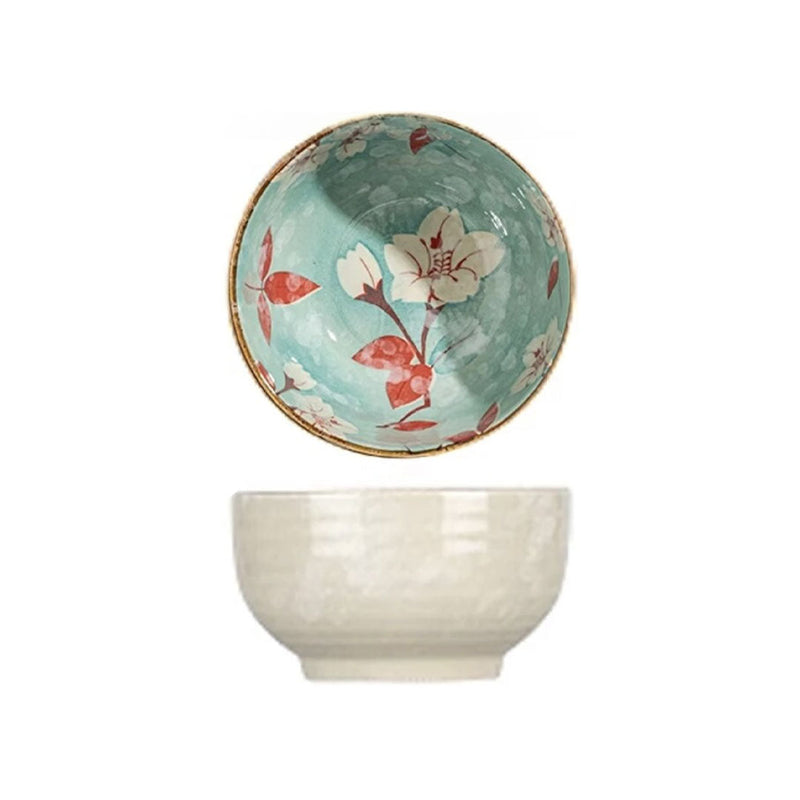 Japanese ceramic rice bowl