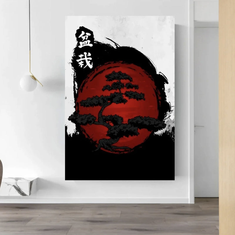 Japanese wall art tree