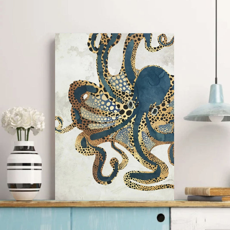 Japanese octopus wall art