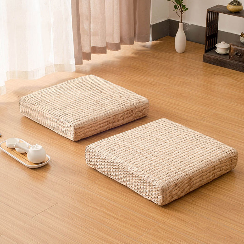 Square Japanese Futon in tatami