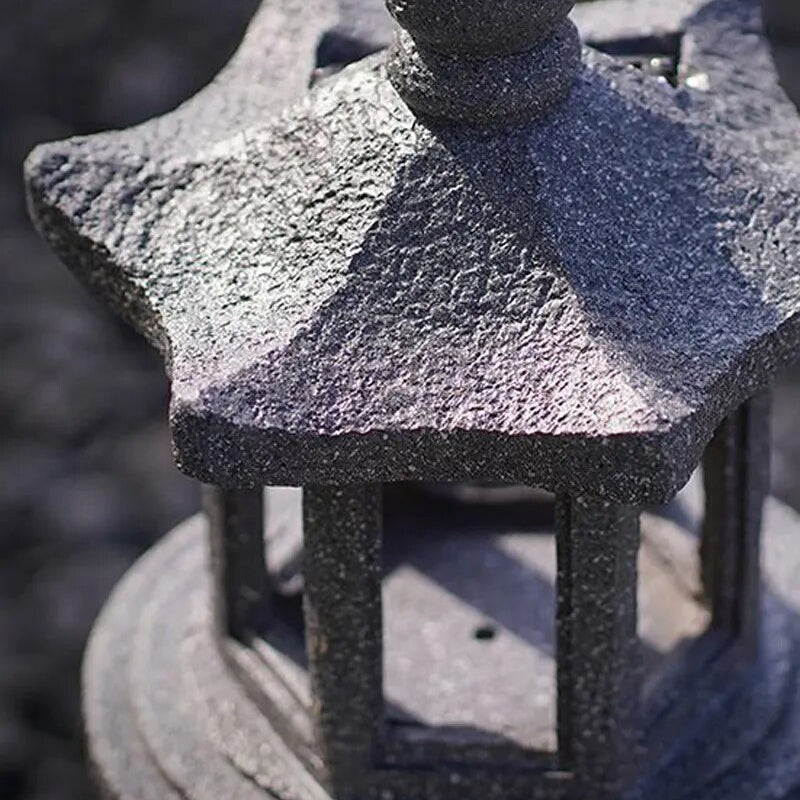 Japanese lantern imitation stone